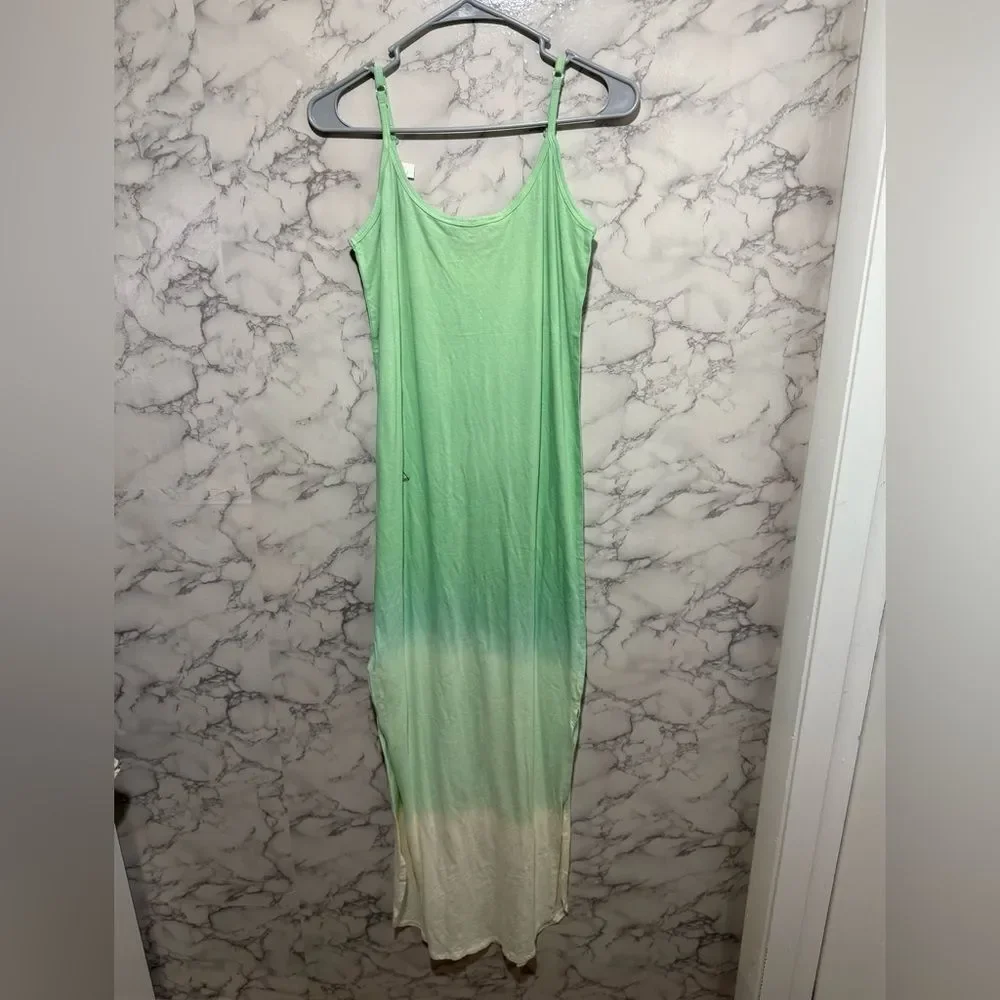 NEW Eleven Paris Mint and White Maxi Dress Size XS